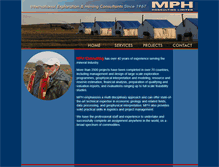 Tablet Screenshot of mphconsulting.com